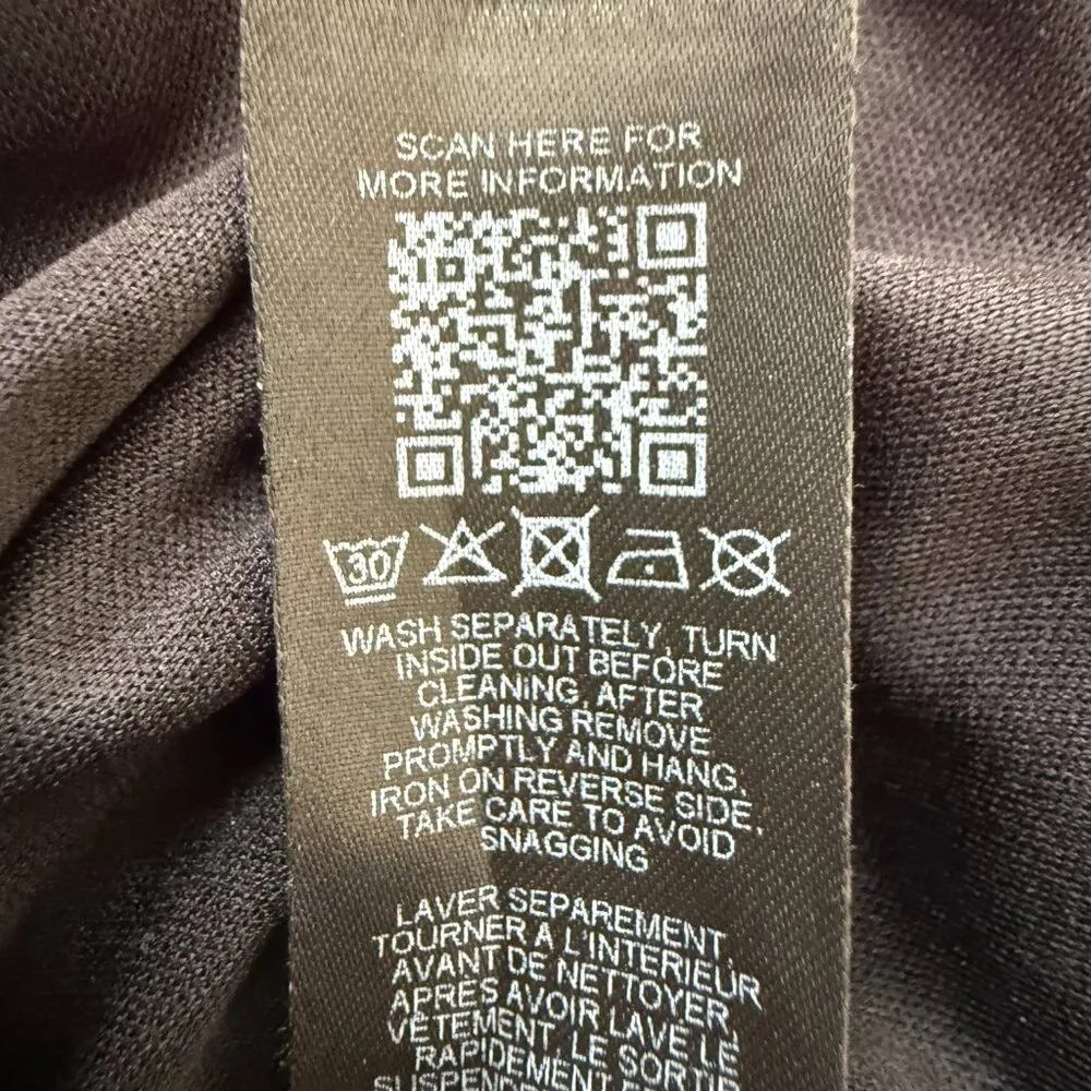 ASOS Zebra Print Plunge Long Sleeve Mini Dress Women's 10 Going Out Party Ruched - Image 13