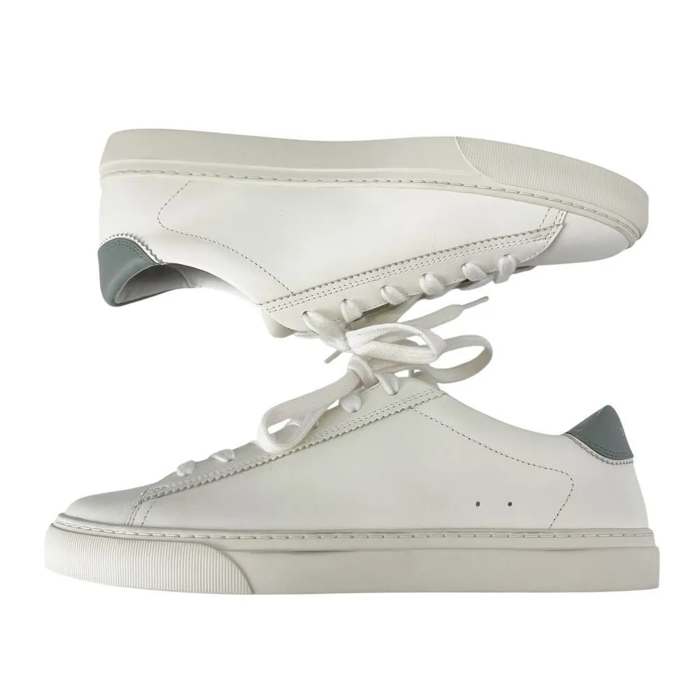 Everlane The Day Sneaker White w/ Blueish Gray Womens Size 9.5 NWOB - Image 9