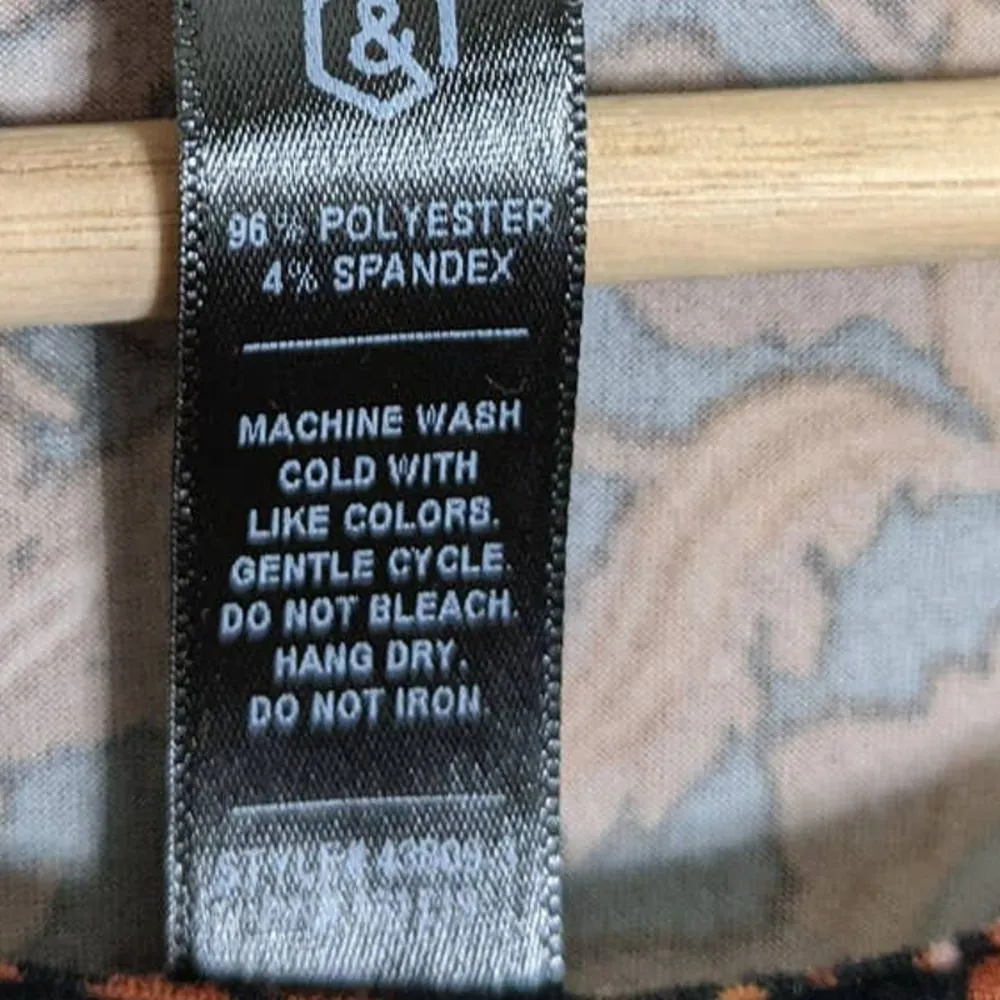 AGNES & Dora Floral Paisley Boho Flare Dress With Pockets Size‎ S Soft Knit - Image 6