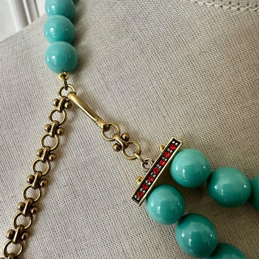 Heidi Daus Koi fish Necklace Blue - Image 5