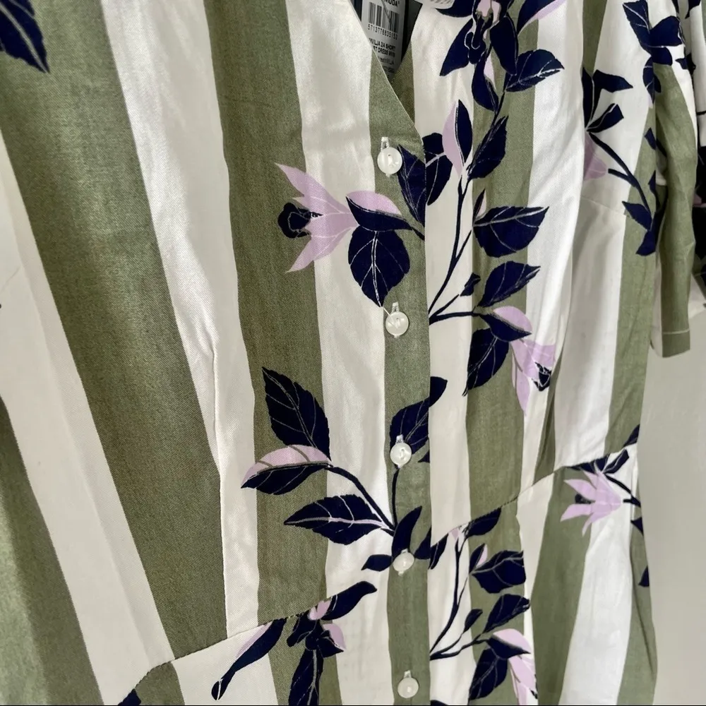 Vero Moda Vilja Floral Shirt Dress is Laurel Wreath NWT - Image 5