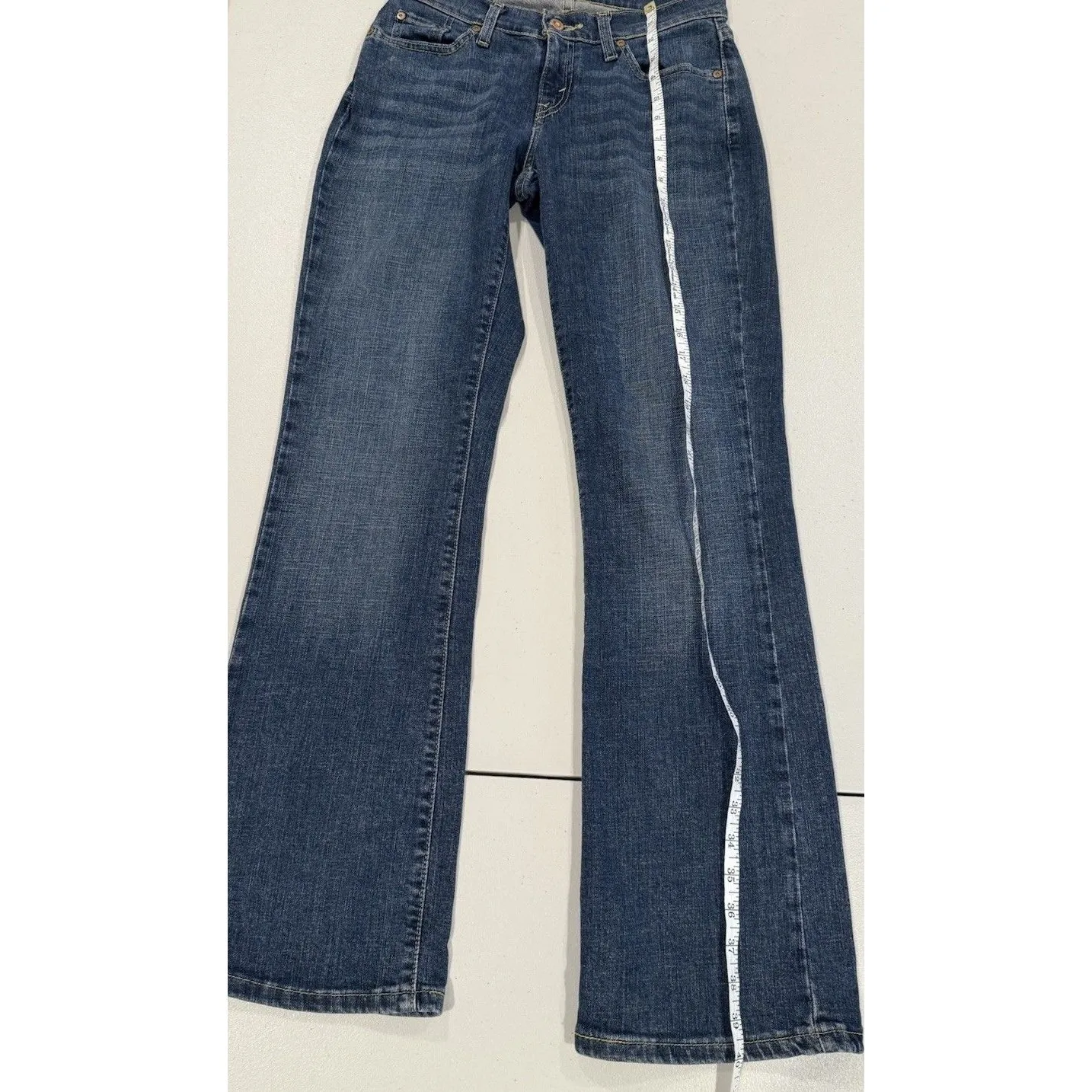 Levis 529 Curvy Boot Cut Jeans Womens 29" Low Rise Y2K Western Cotton Stretch - Image 7