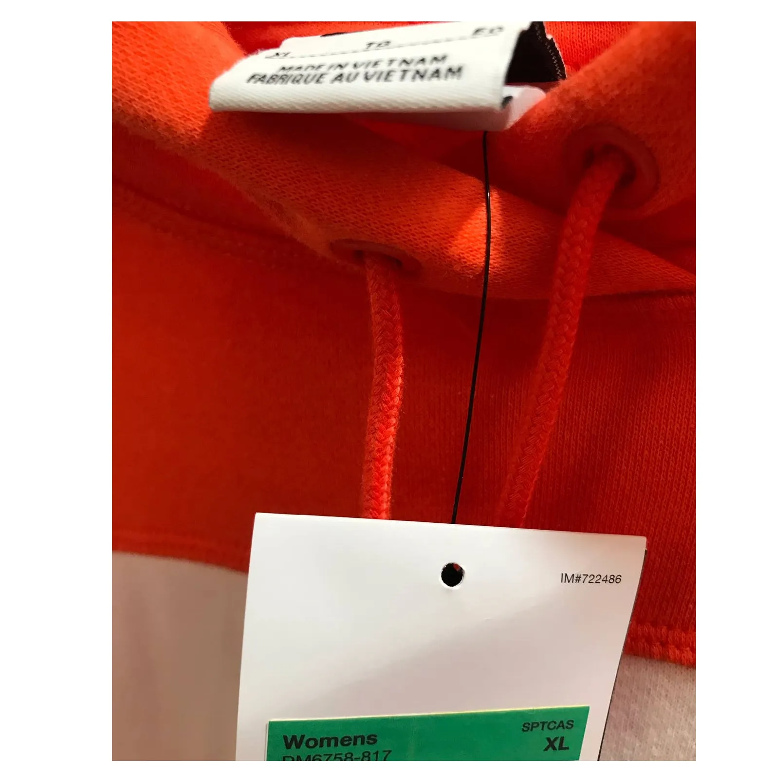 NWT  Nike Women's  XL  Loose Fit Sweater‎ Hooded - Image 7