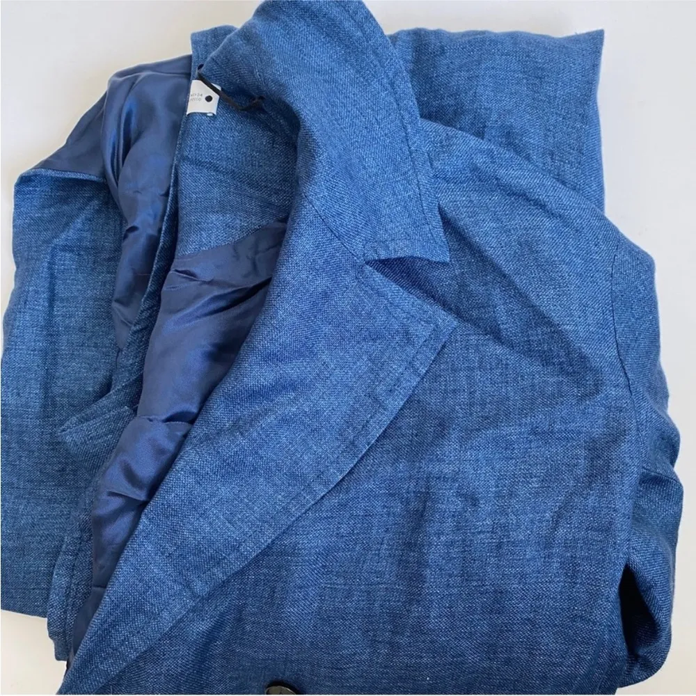 Zara button linen limited edition coat EUC - Image 6