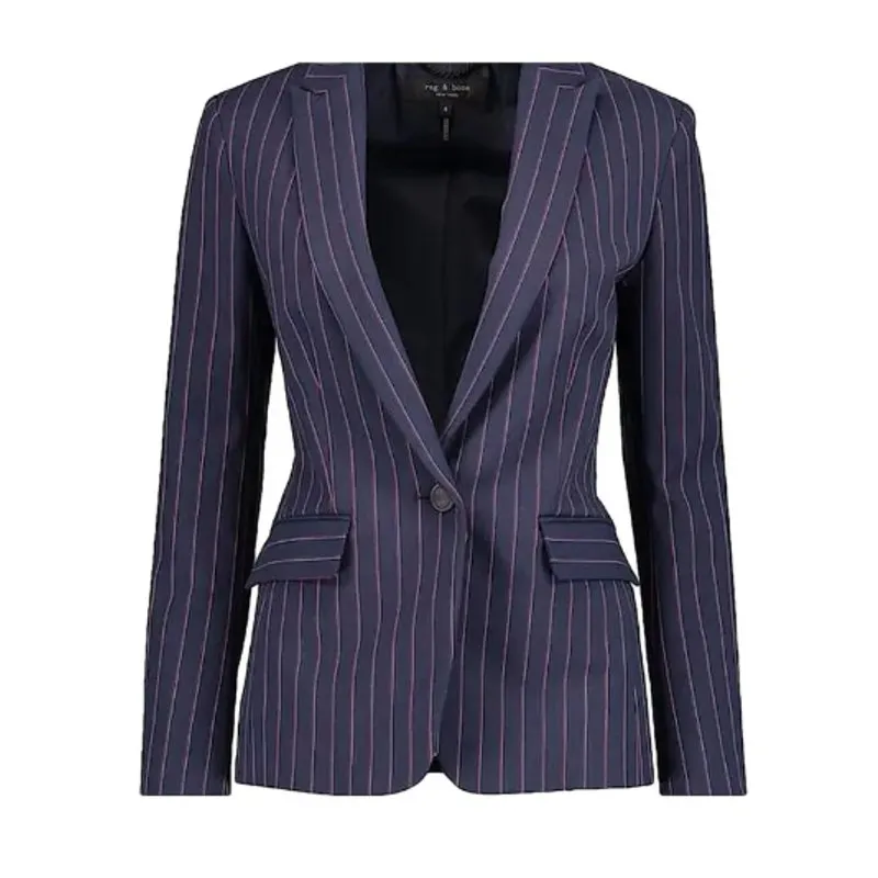 Rag &‎ Bone Lexington Pinstripe Blazer Size 2 - Image 2