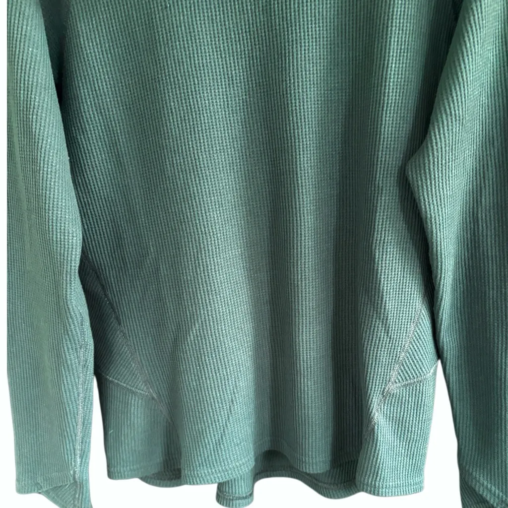 Like New Kühl Petra Thermal Turtle / Cowl Neck Top Green Size Medium Retail $69 - Image 5