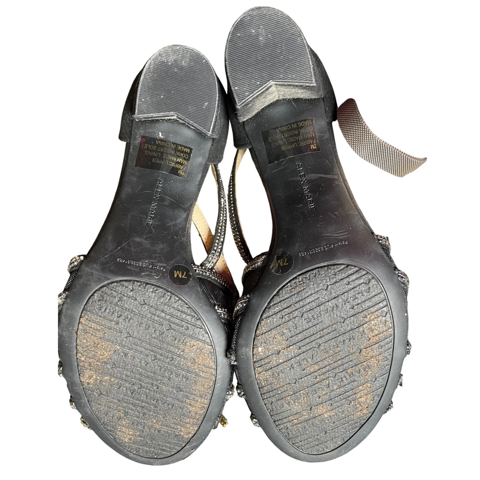 Marie Alexander Sparkle Heels Coquette Party Shoes‎ Glitter Balletcore Glam - Image 8