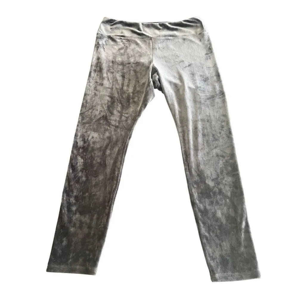 J. Jill velvet pants joggers pants size L Gray Size L - Image 4