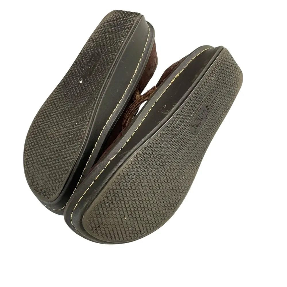 Alegria BEL- 433 ~ Brown Mary Jane 41 US 10.5- 11 US Leather Comfort Clog Shoe - Image 10