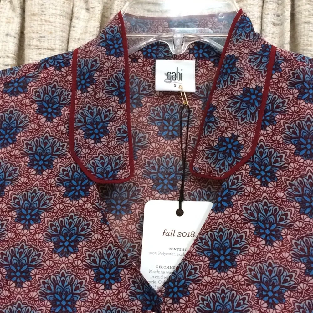 CAbi  Fan Blouse - Image 2