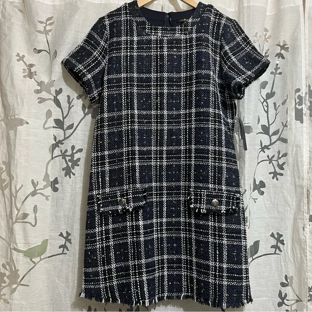 City Studio Dress Blue Size XL - Image 10