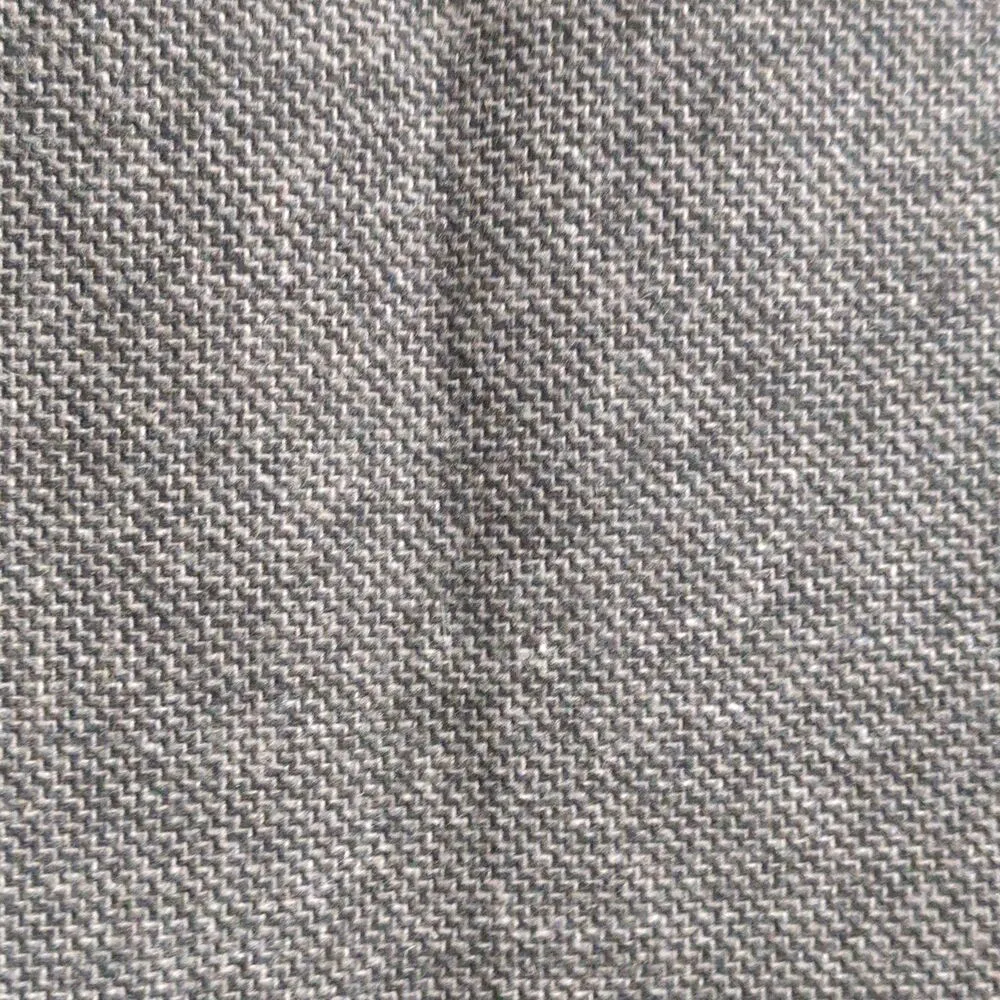 Prana Quincy Skirt Grey Coal Wool Blend Wrap Buckle Closure Plaid Lining Size M - Image 2