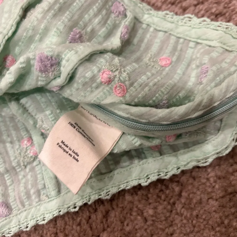 Loveshackfancy SET Aqua Lanya Puff Sleeve Top and Talma Embroidered Mini Skirt - Image 11