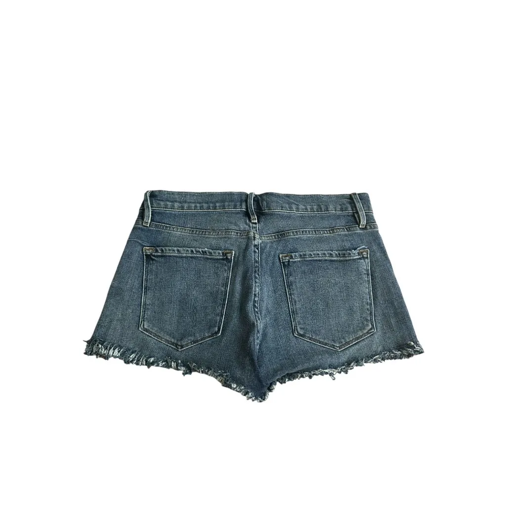 FRAME Women's Medium Wash Le Cutoff Denim Jeans Size 27 - Image 2