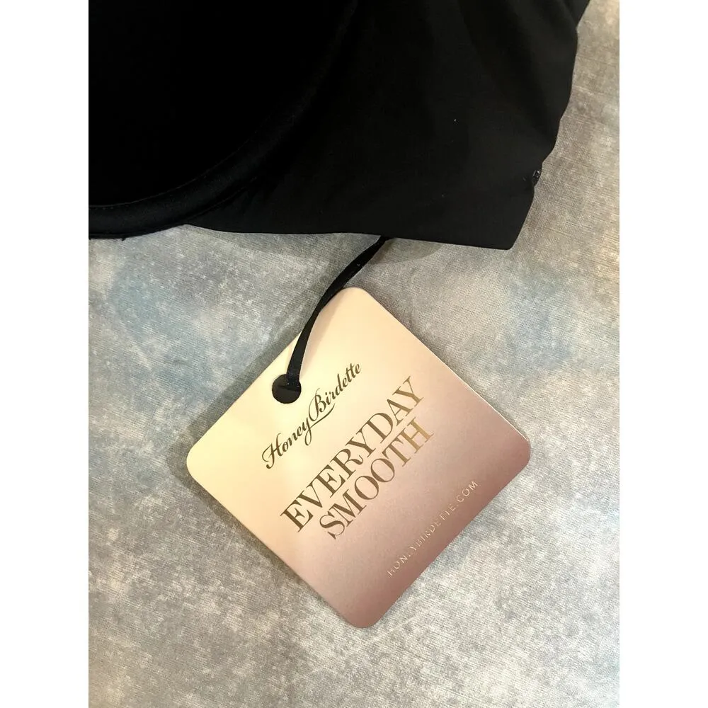 HONEY BIRDETTE Everyday Smooth Convertible Push Up Bra Black Strapless 30DD NWT Size undefined - Image 4