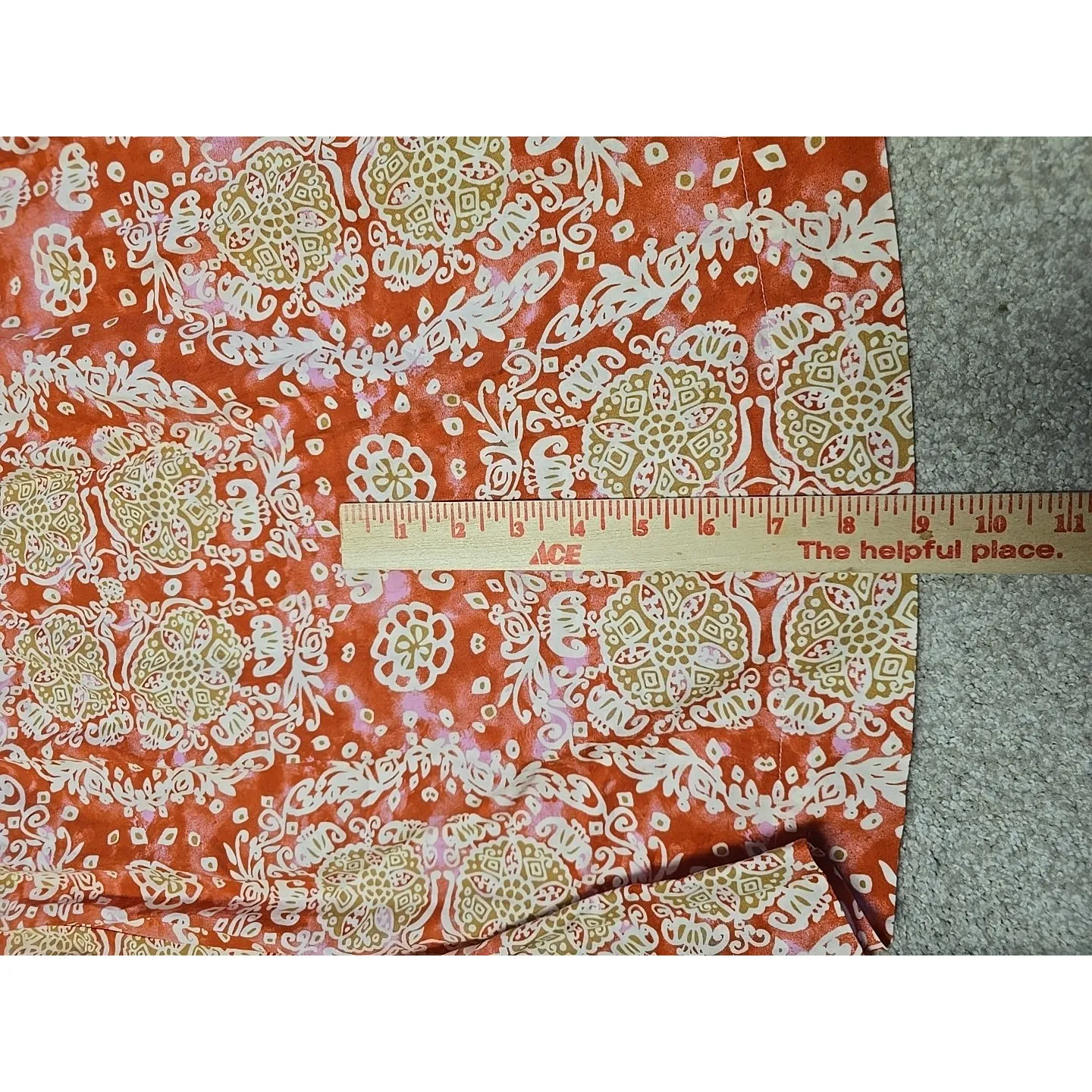 Anthropologie Maeve Printed Flutter-Sleeve Babydoll Midi Dress Size S‎ Boho - Image 9