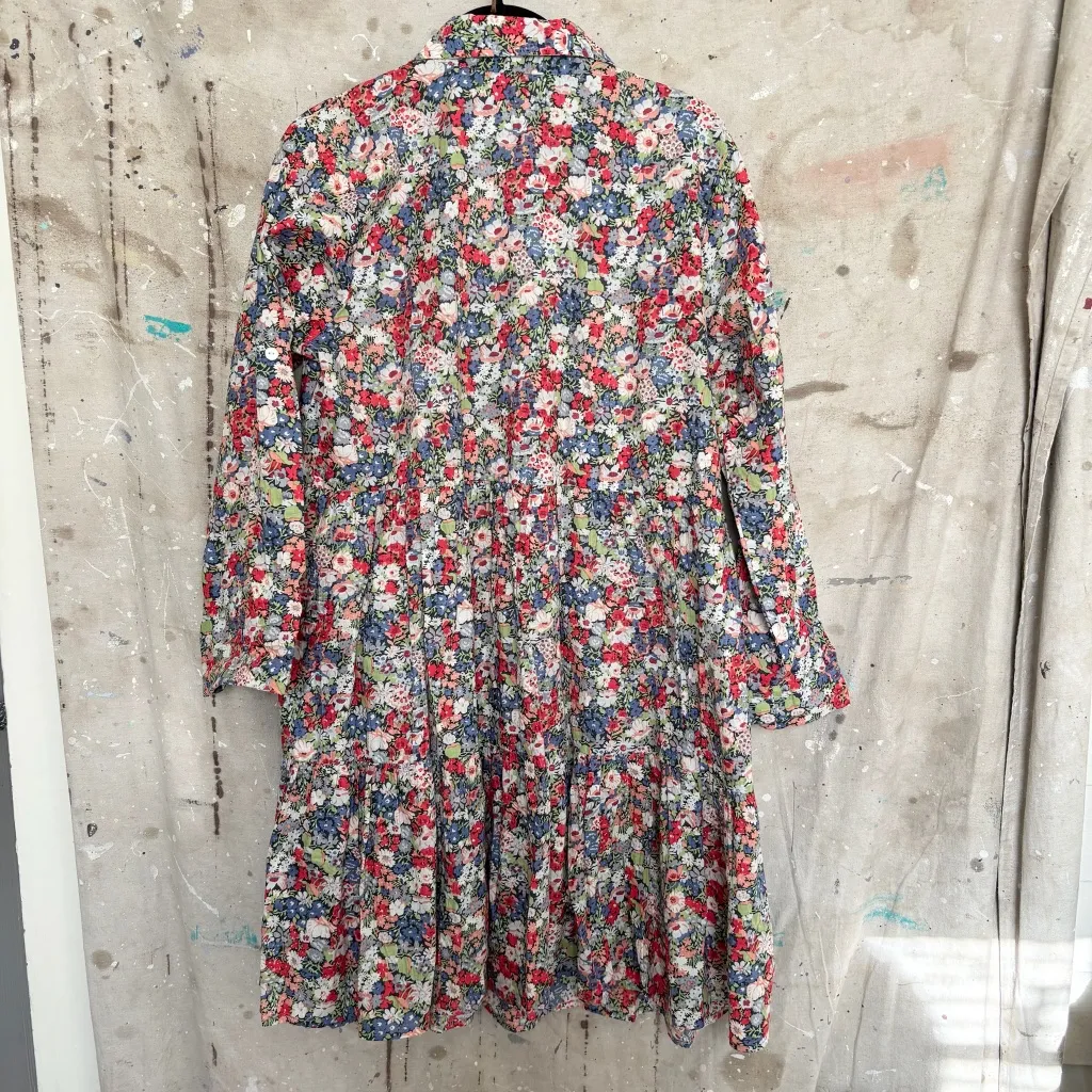 Dress Addict Floral Collared Mini Dress Pink Size M - Image 7