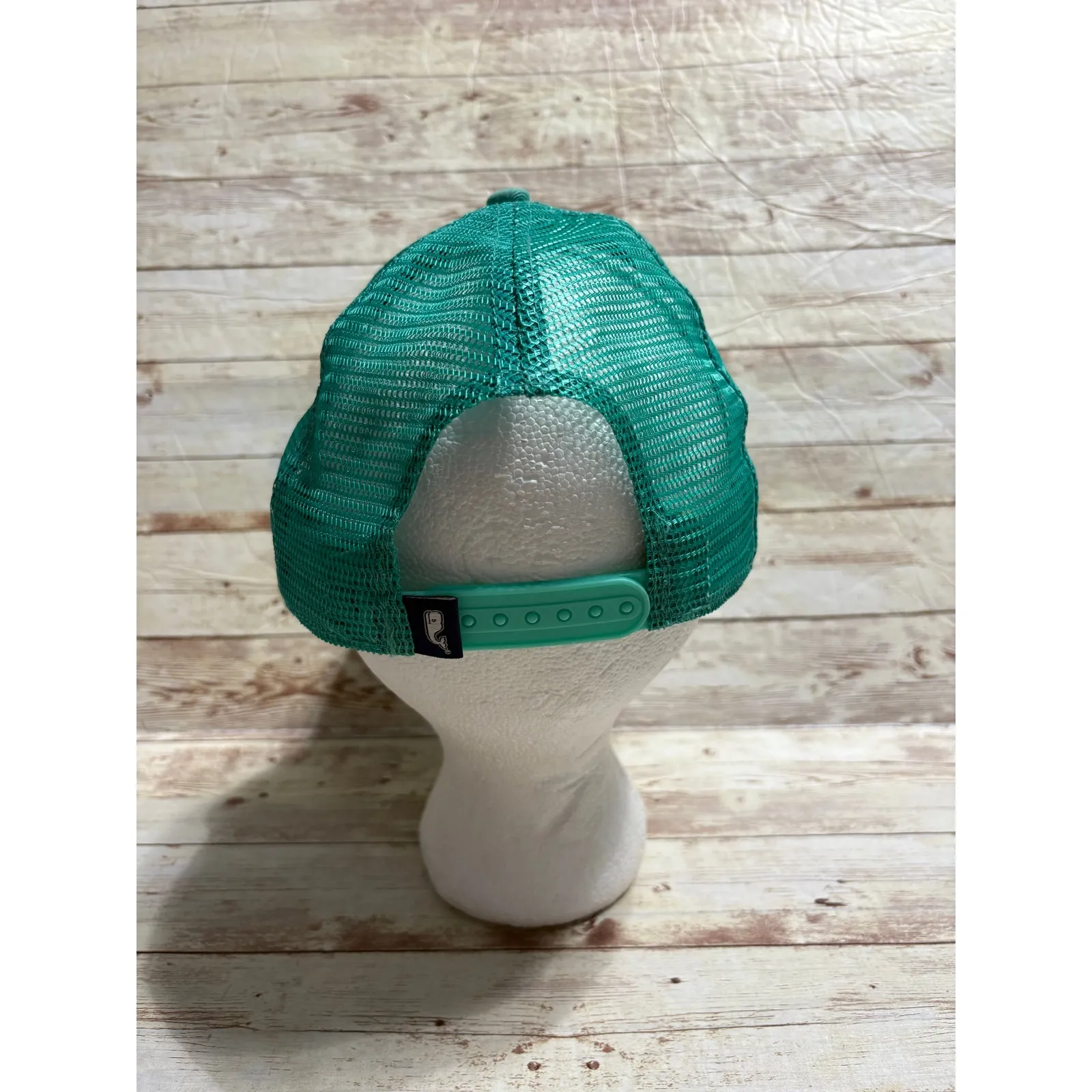 Vineyard Vines Trucker Hat Snap Back Adjustable One-Size Seafoam Green Cap - Image 3