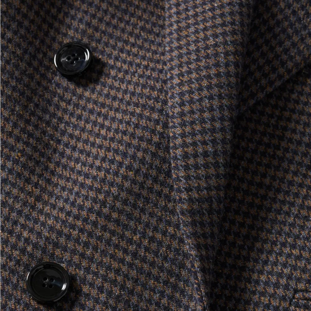 Mango  houndstooth wool blend coat - Image 7