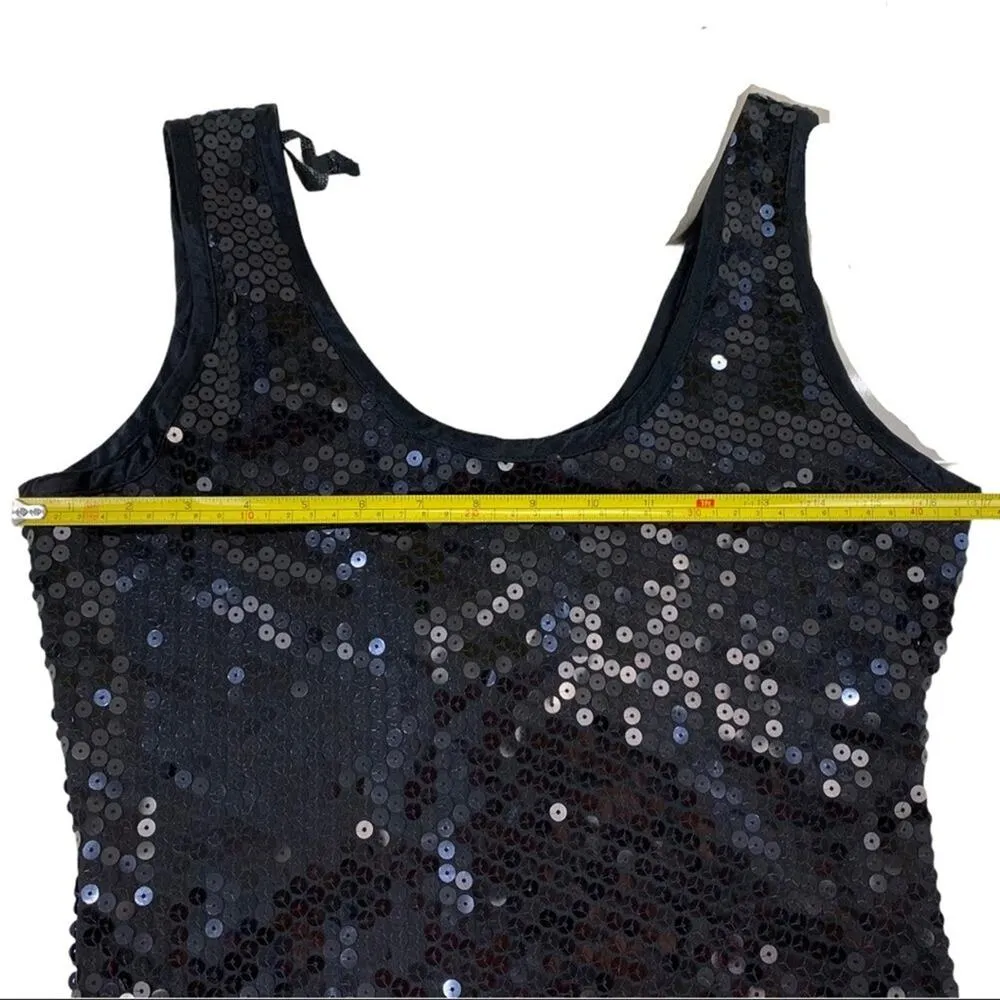 VINTAGE '90s Rampage | Junior's M 11 | Bodycon Sequin Cocktail Party Mini Dress - Image 5