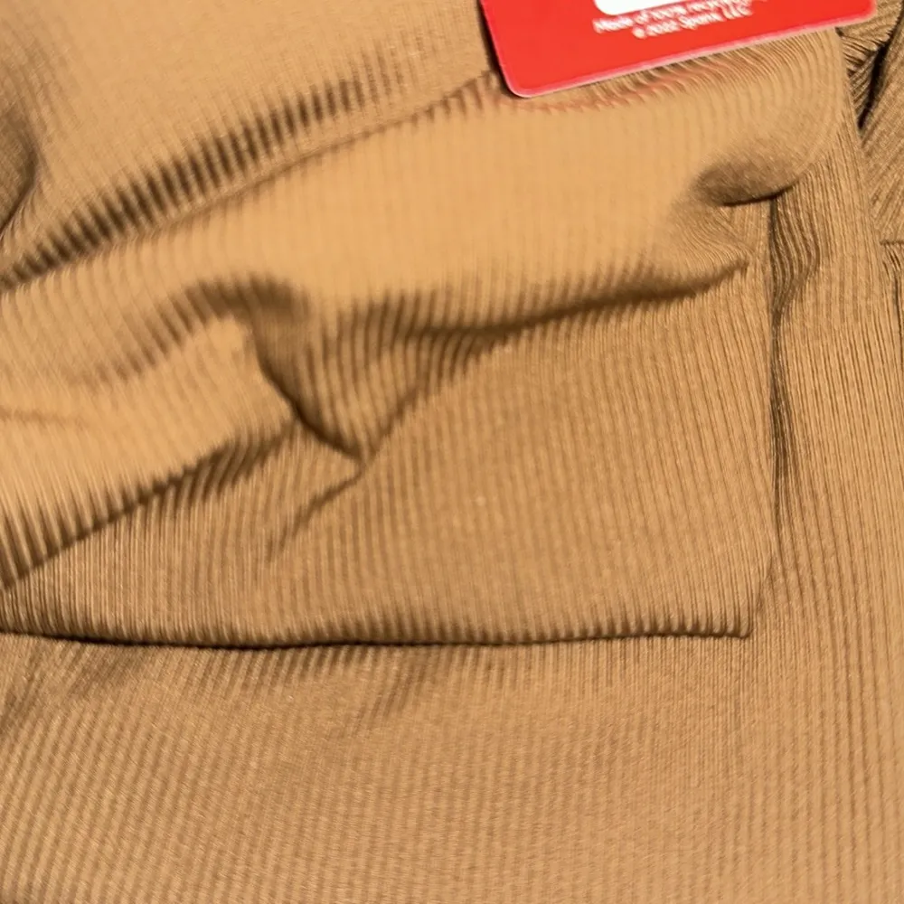 New Spanx Suit‎ Yourself Ribbed Long Sleeve Turtleneck Bodysuit salted caramel - Image 5