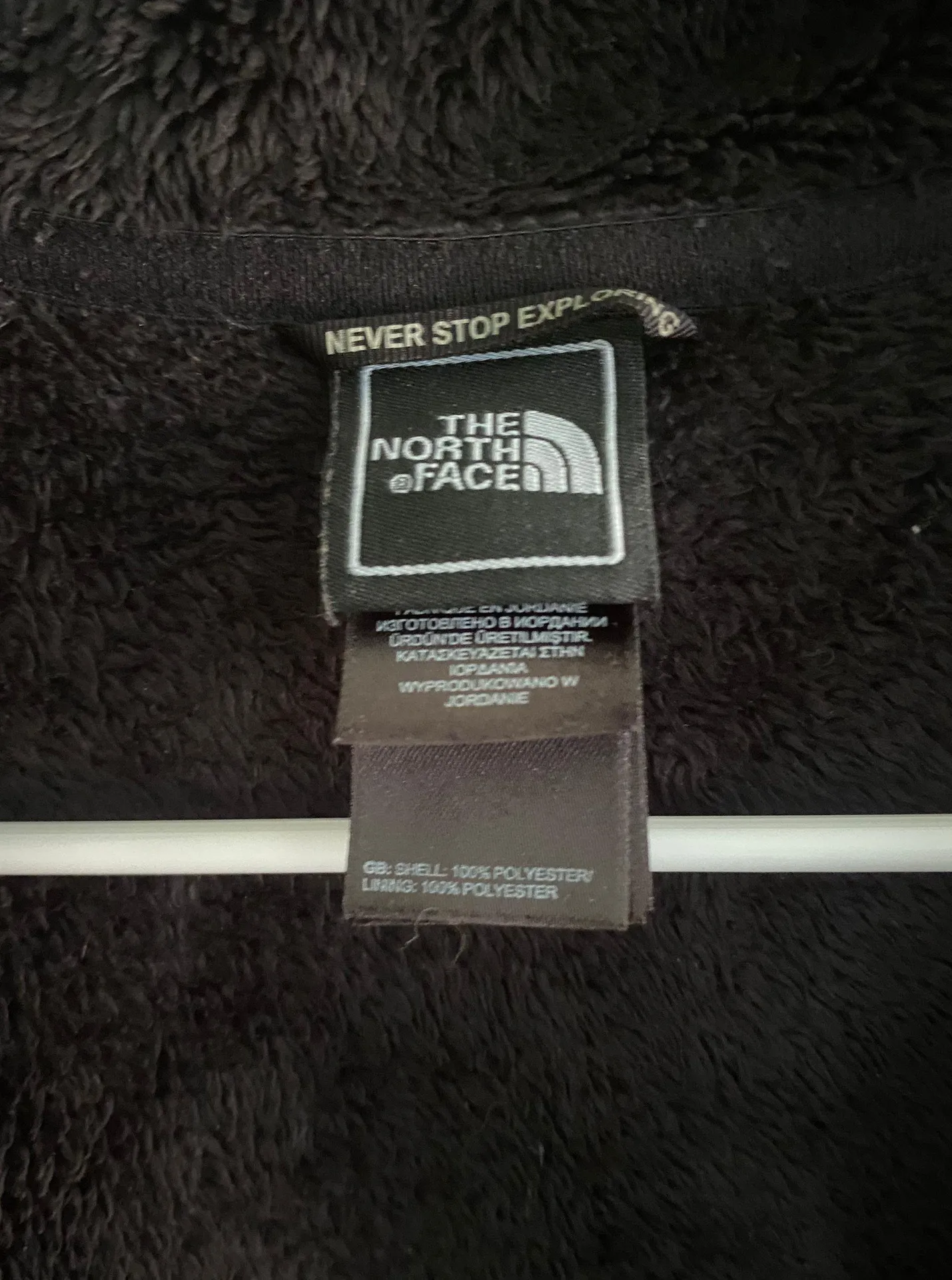 The North Face Fuzzy Black Jacket - Image 4