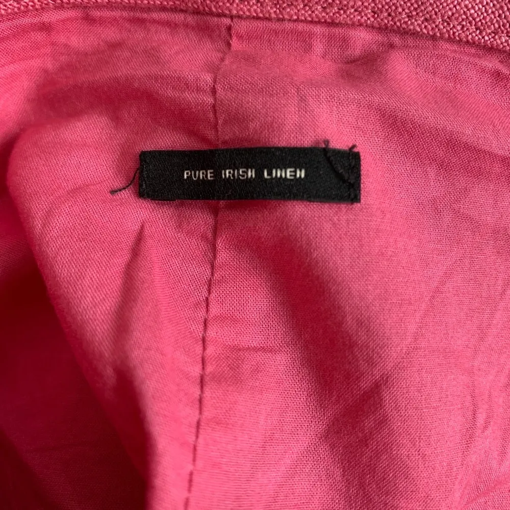 Talbots Pure Irish Linen A-line pink skirt - Image 5