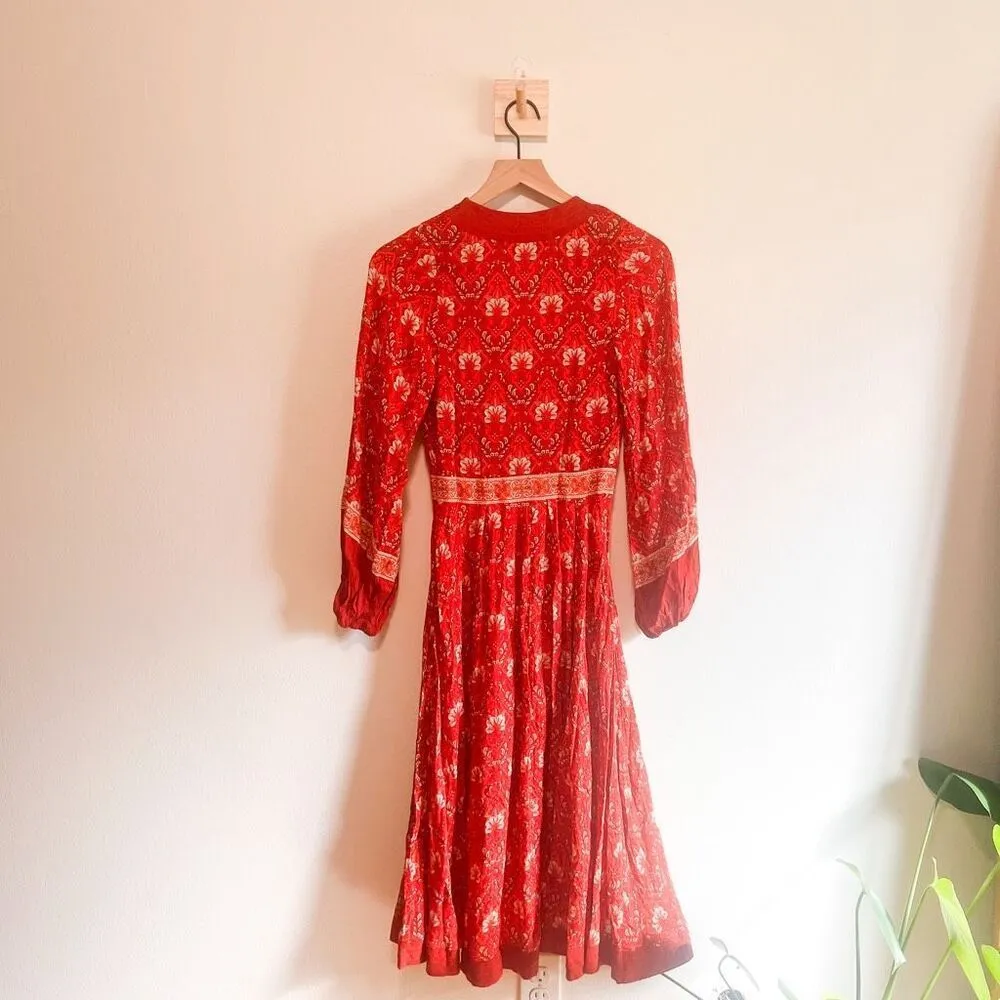 New Spell & The Gypsy Collective Jewel Soirée Dress Size XS Red - Image 13