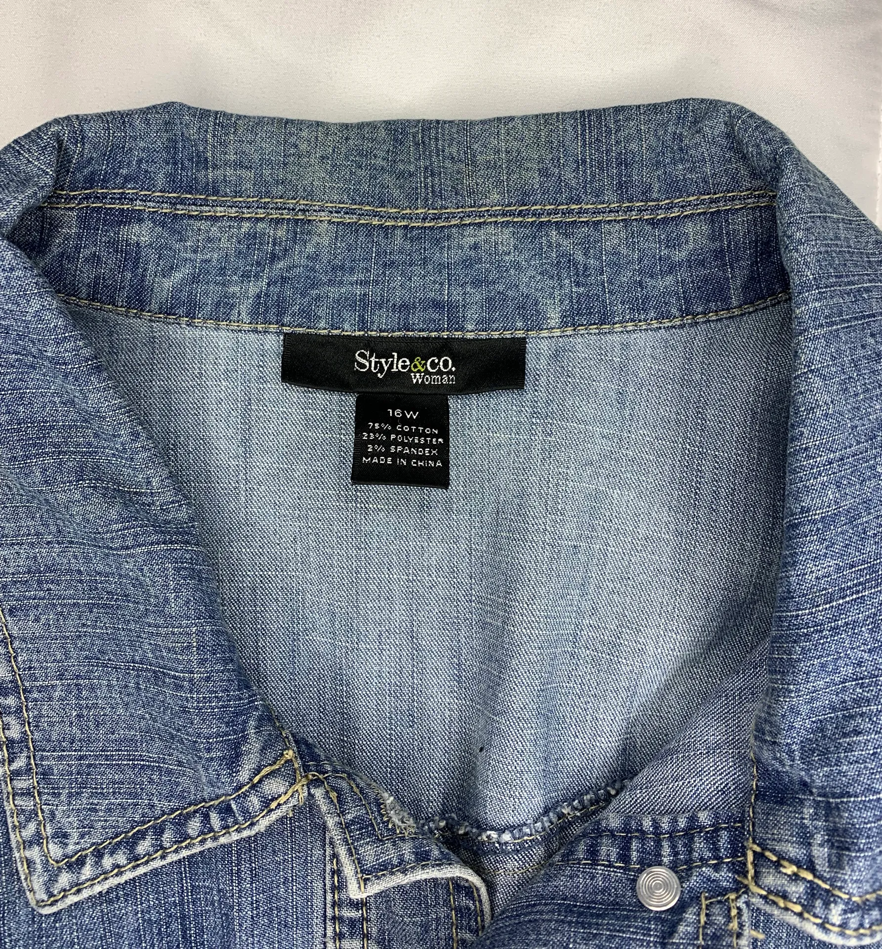 Style & Co Denim Jacket - Image 2