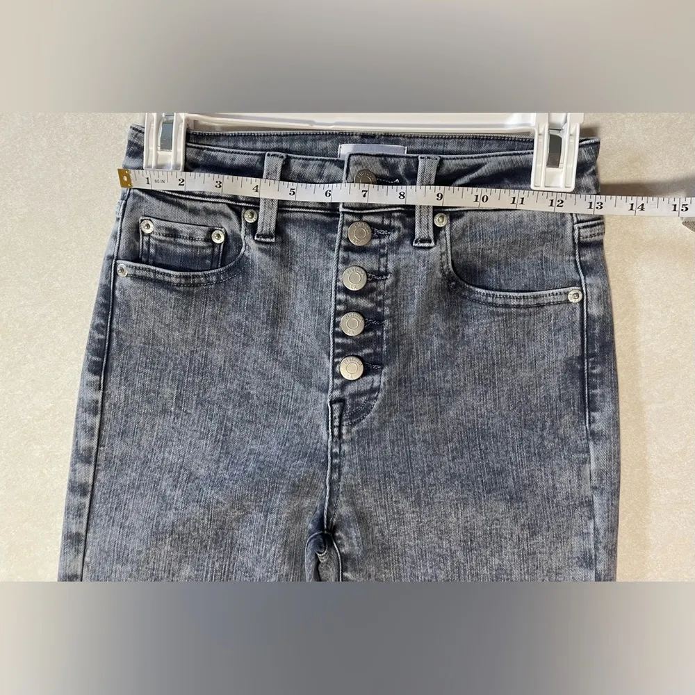 Pistola Women's Aline High Rise Skinny Jeans NWOT Light Grey Size 26 - Image 9