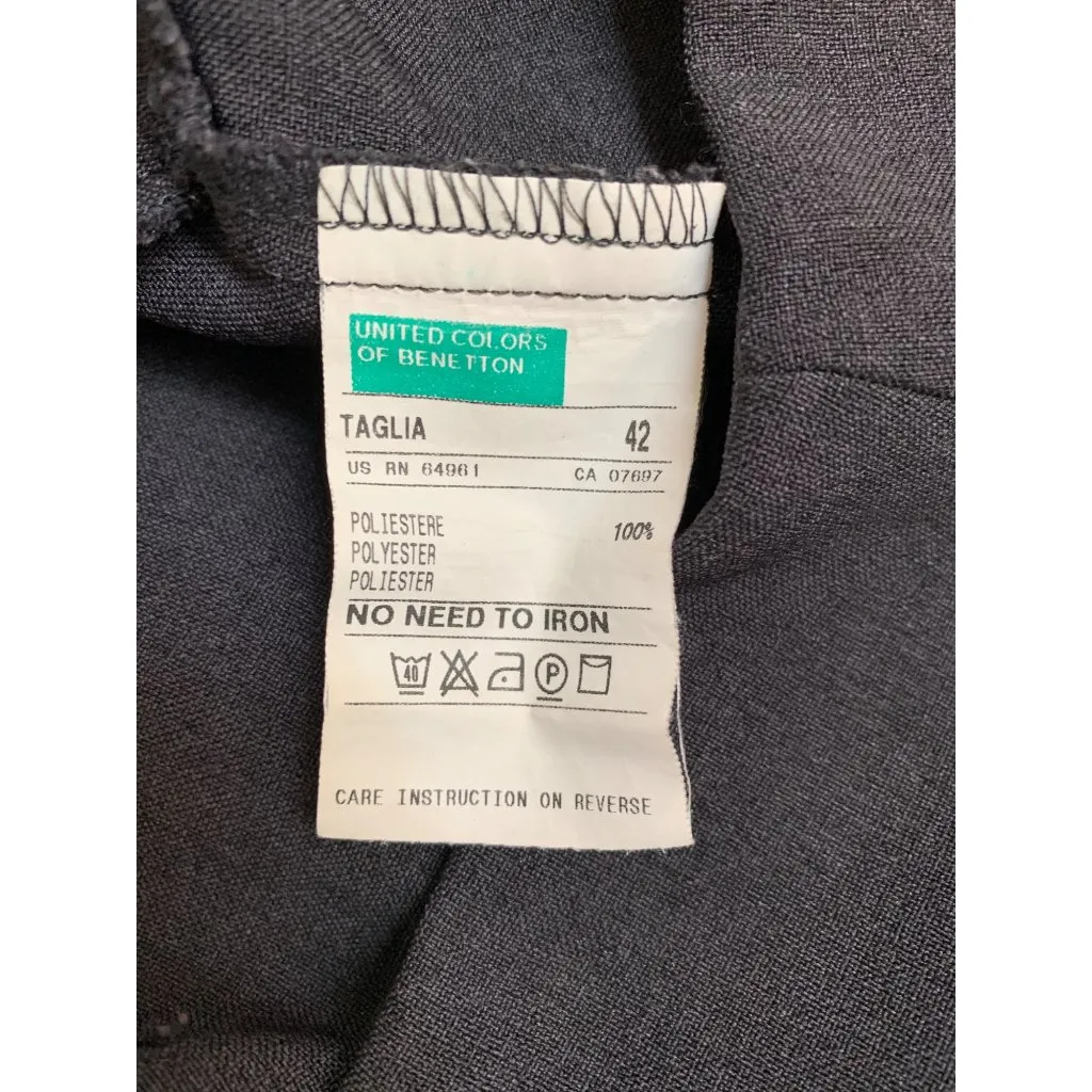 United Colors Of Benetton Womens Skirt Size 42  Gray - Image 4