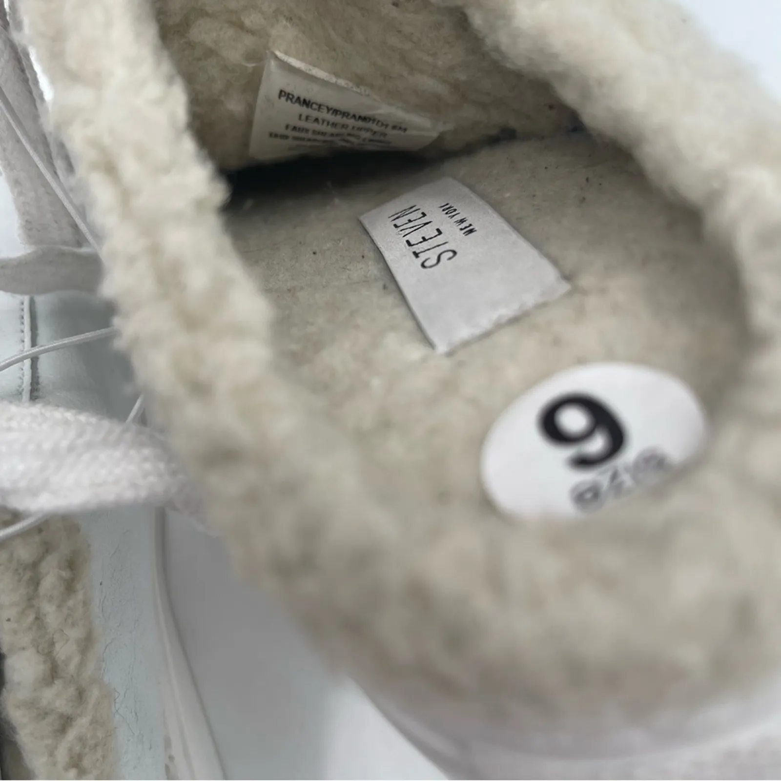 NEW STEVEN Shoes Steve Madden Prancey Slip On Sneakers Multi White Size 6 NWOT - Image 8