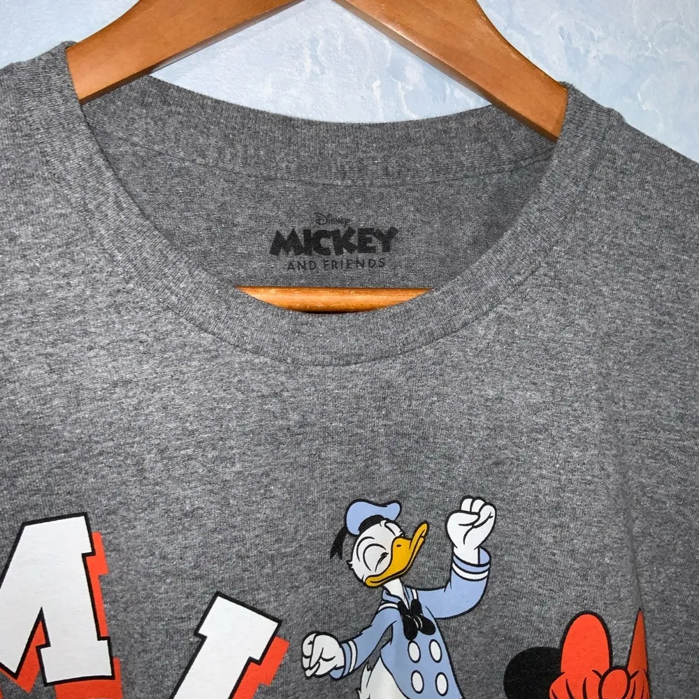 Mickey & Minnie Mouse ~ Donald Duck Gray Cotton Short Sleeve T-Shirt Women’s 1X - Image 6