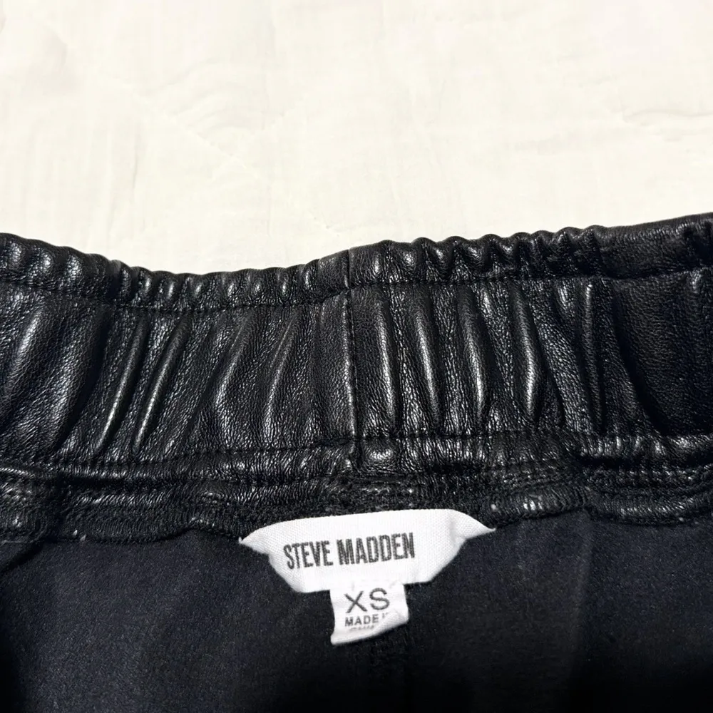 Steve Madden Faux Leather Joggers - Image 5