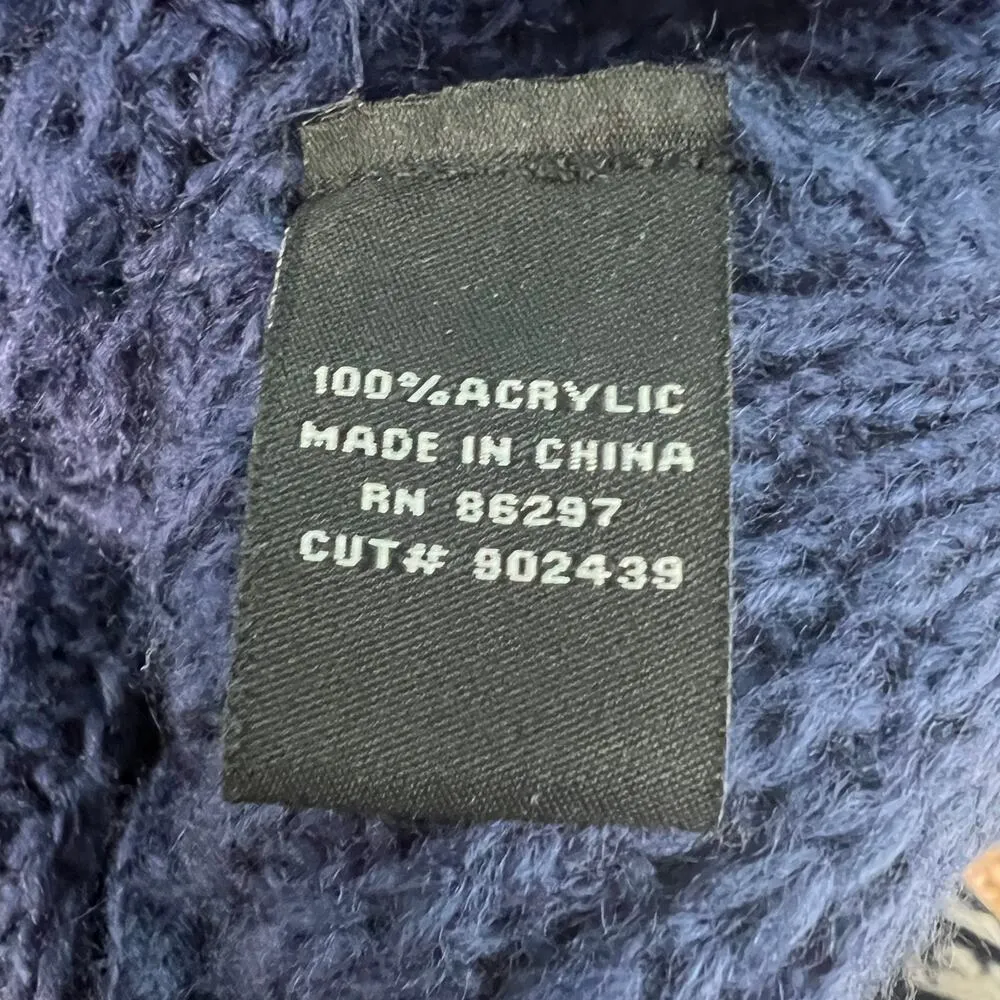 Vertigo Ribbed Balloon Sweater Womens Medium Lightweight Warm Cozy Long Length - Image 9