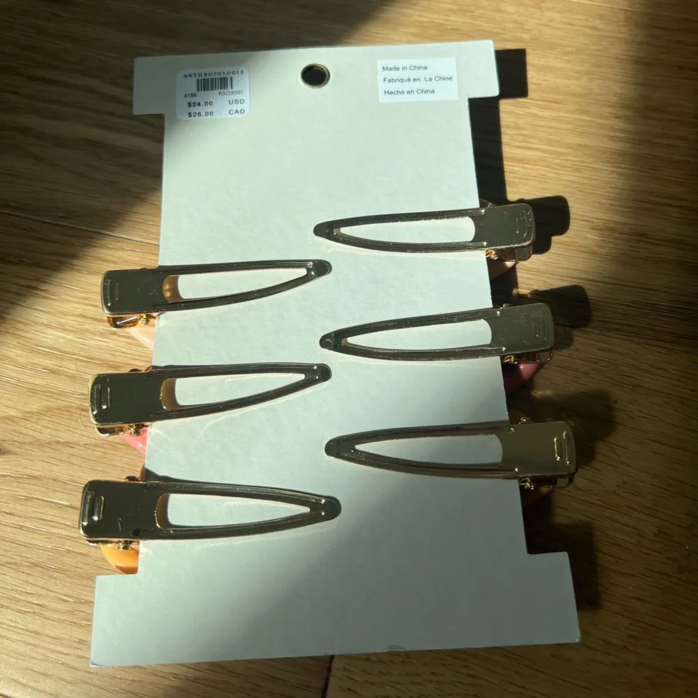 Anthropologie chain hair clips - Image 2