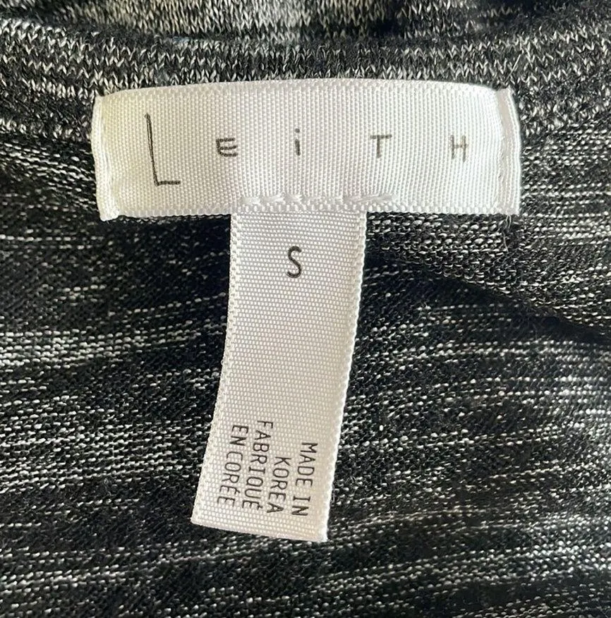 Leith Black Space Dyed Bodycon Tank Dresss - Image 5