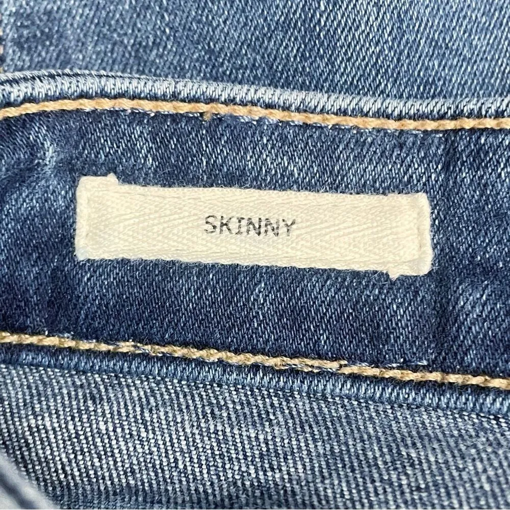 Revtown Decade Denim Size 29 | 8 Mid Rise Skinny Ankle Jeans Medium Indigo Wash Blue - Image 10