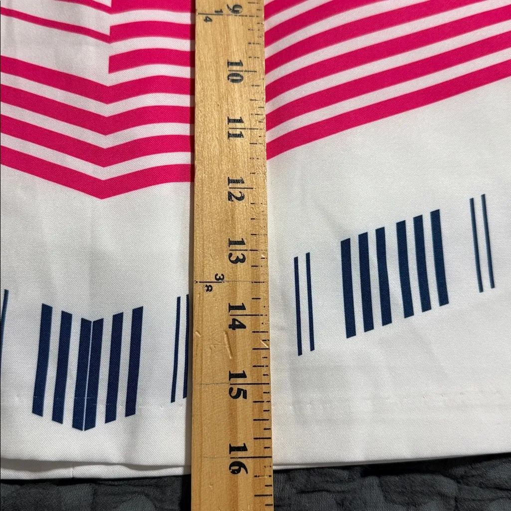 Lady Hagen Skort Womens 2 Pink Blue Stripe Athletic Stretch Golf Tennis Pockets - Image 4