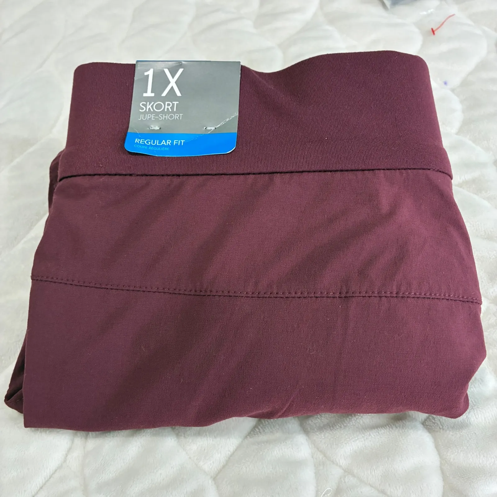 NWT Columbia Skort‎ 1X Womens Burgundy Omni-Shield Athletic Outdoor Gorpcore - Image 12