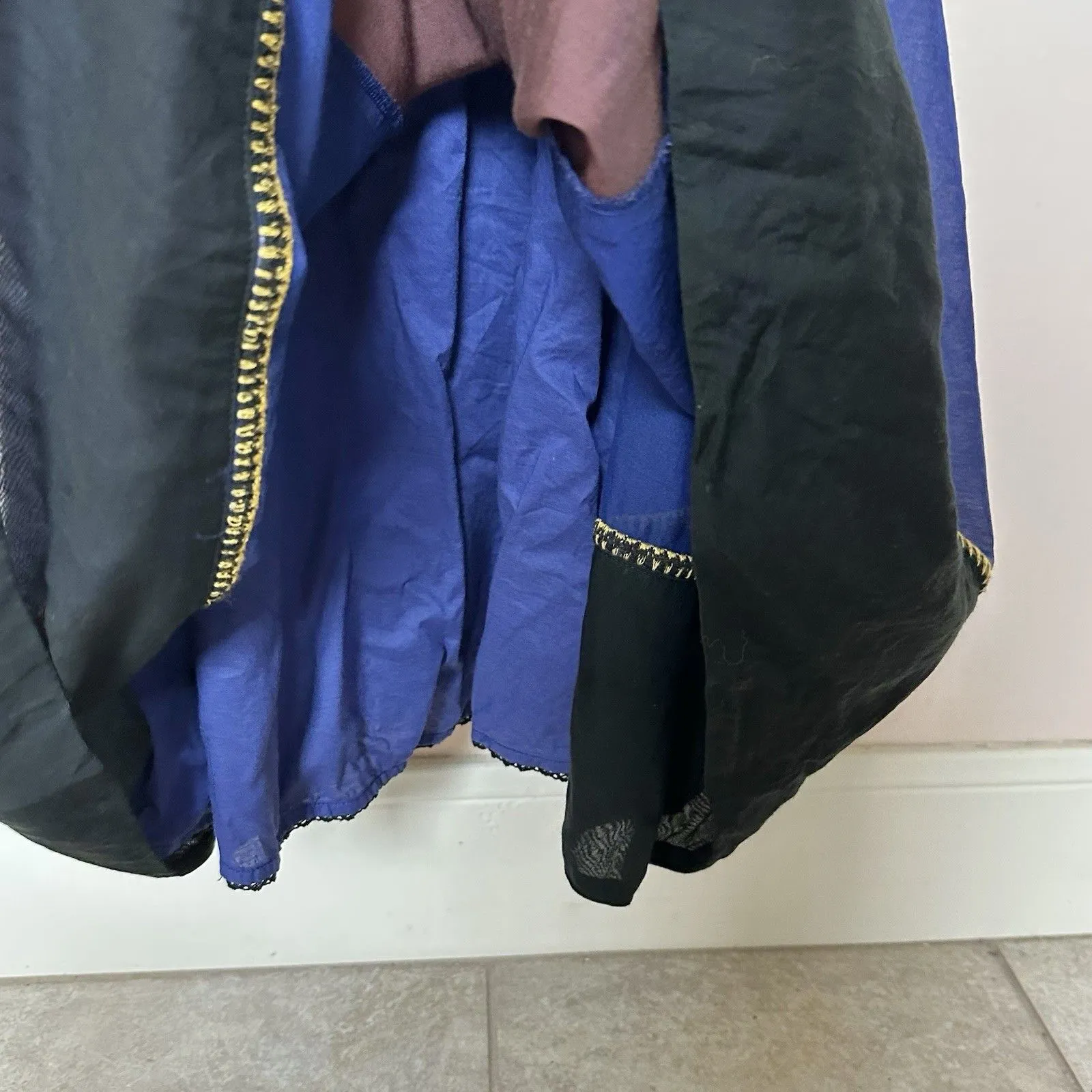 Lithe Dress 4 Midi Sleeveless Color Block Silk Cotton Anthropologie - Image 5