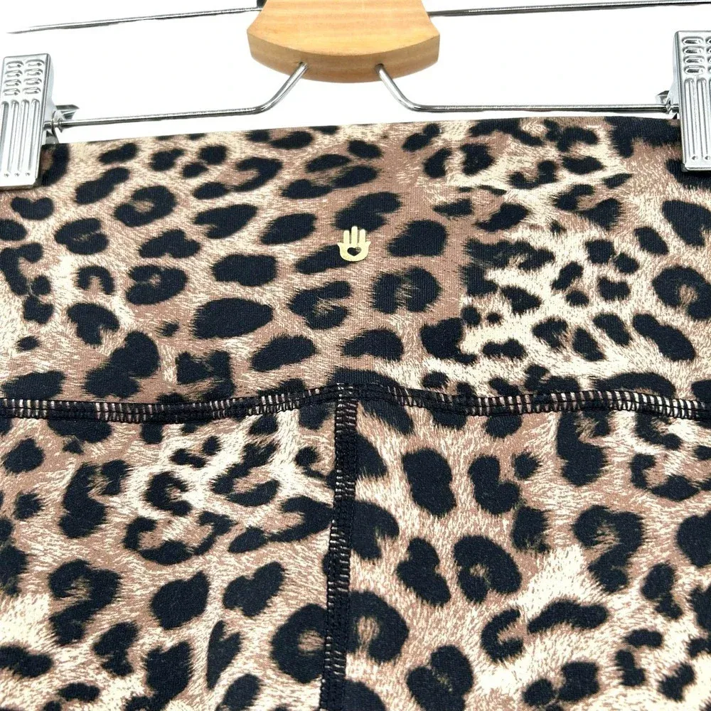 Spiritual Gangster Perfect High‎ Waisted Leggings Leopard Animal Print Size XS - Image 7