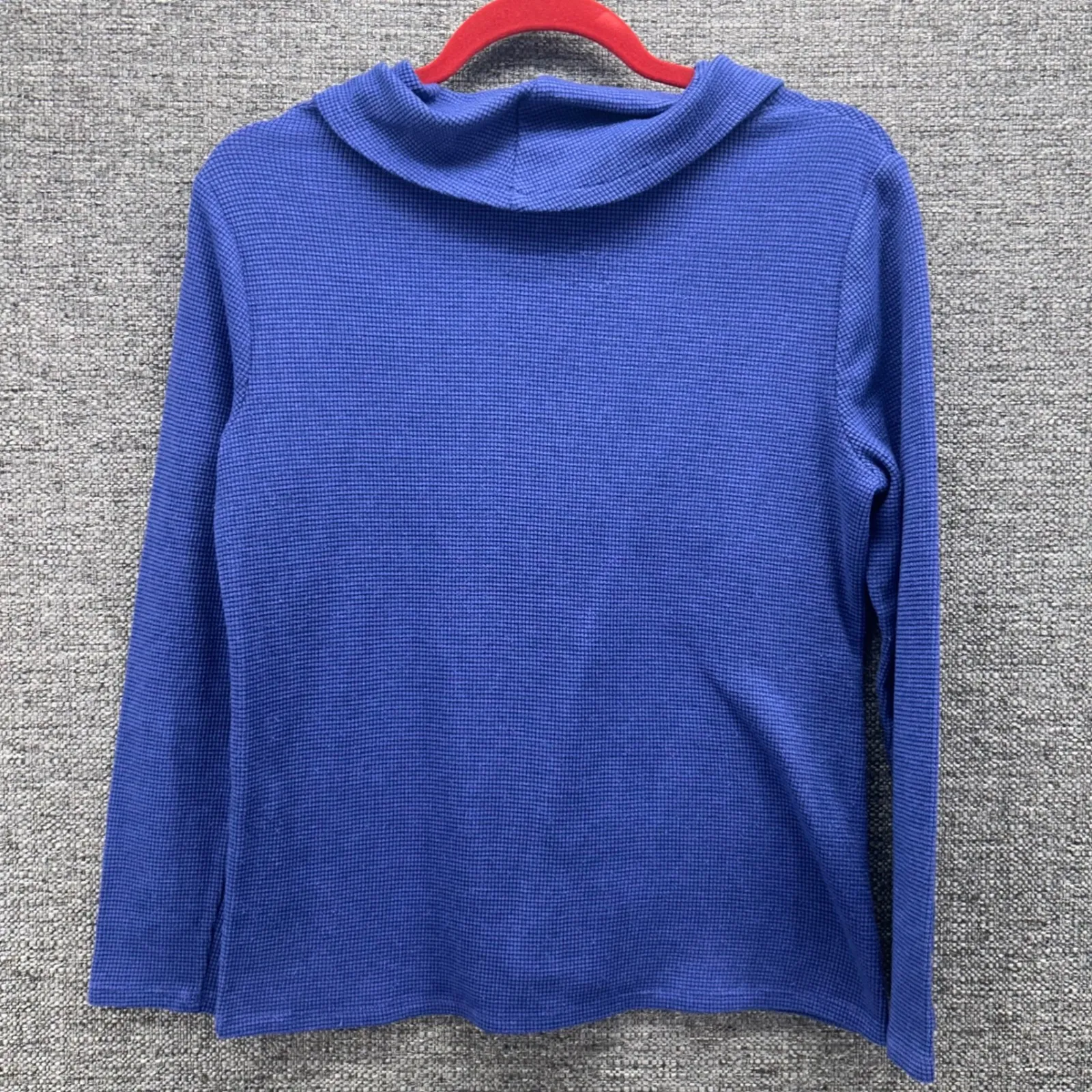 Chicos Womens‎ Sweater Size Medium or 0 Waffle Knit Cowl Neck Pullover - Image 10