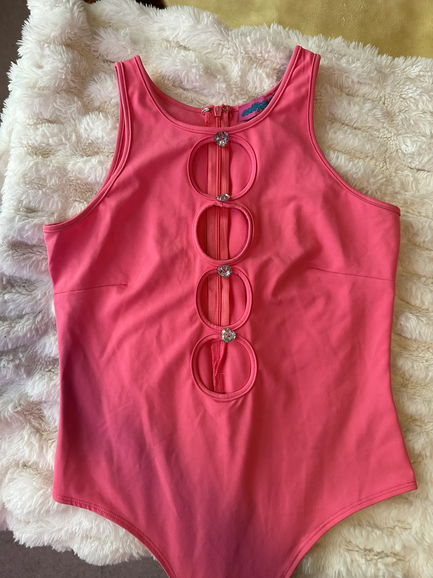 Pink Diamond Hearts Bodysuit - Image 2