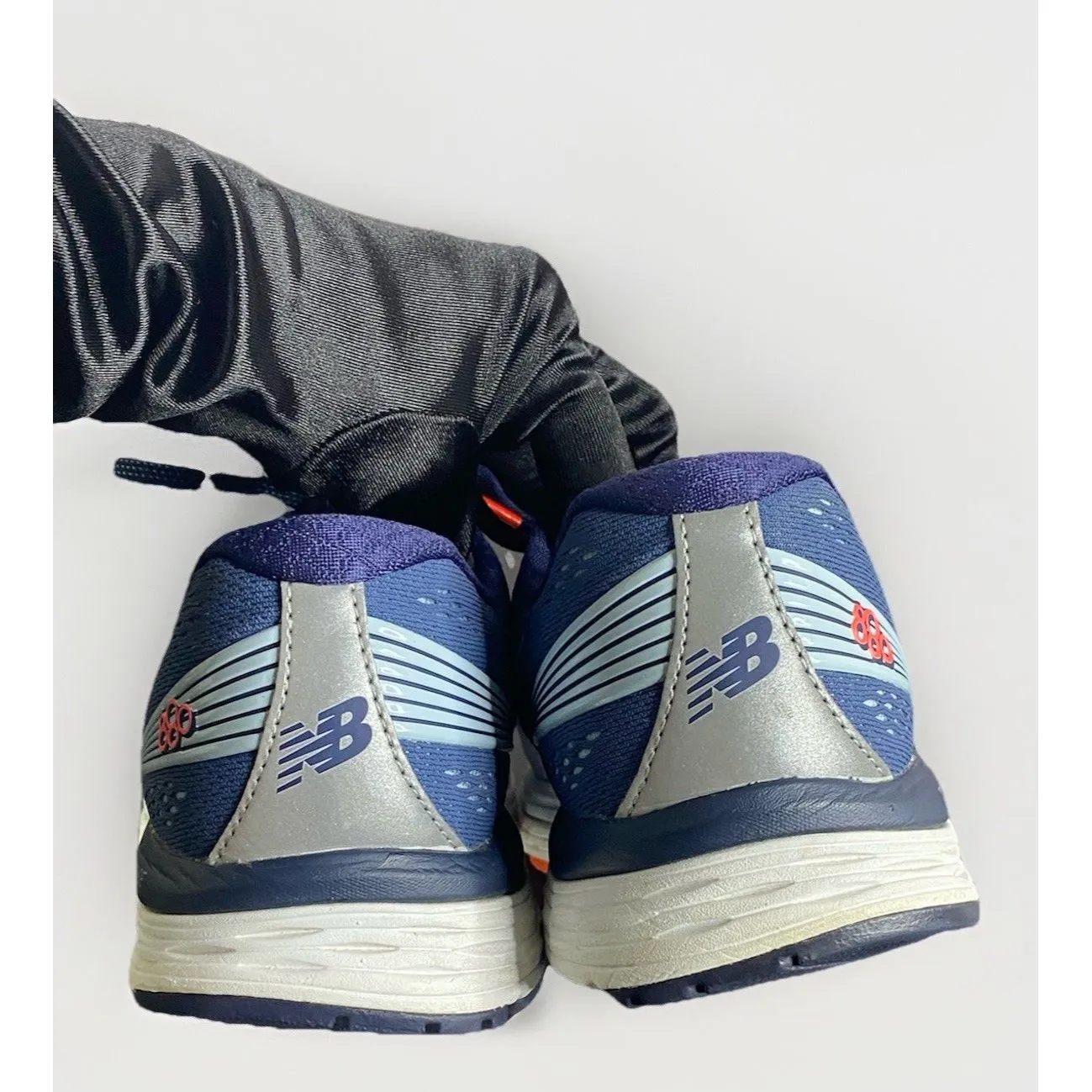 New Balance 880v8 Running Shoes Women Size 8.5 USA Gray Navy TruFuse Mesh W880GP - Image 9