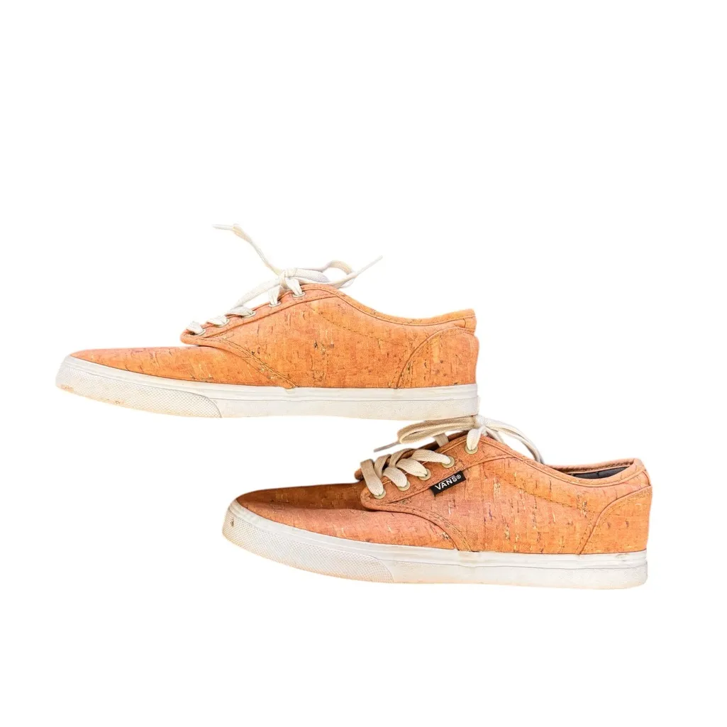 Vans UltraRange Cork Eco Vegan Low Top Sneakers Womens 6.5 Trip Walking Comfort - Image 3