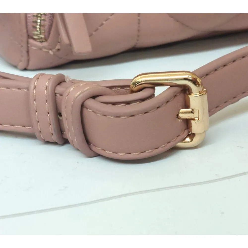 Urban Expressions Simon Satchel Vegan Leather Quilted Purse Large Dimensions: 12 - Image 12