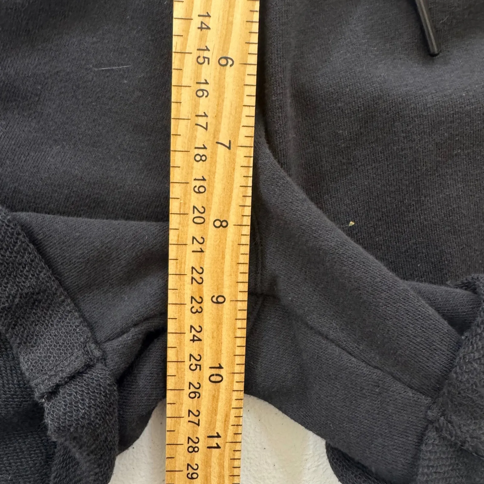 2019 Adidas Black White 3 Stripe Sweat shorty Shorts Athletic Casual Size‎ L - Image 4