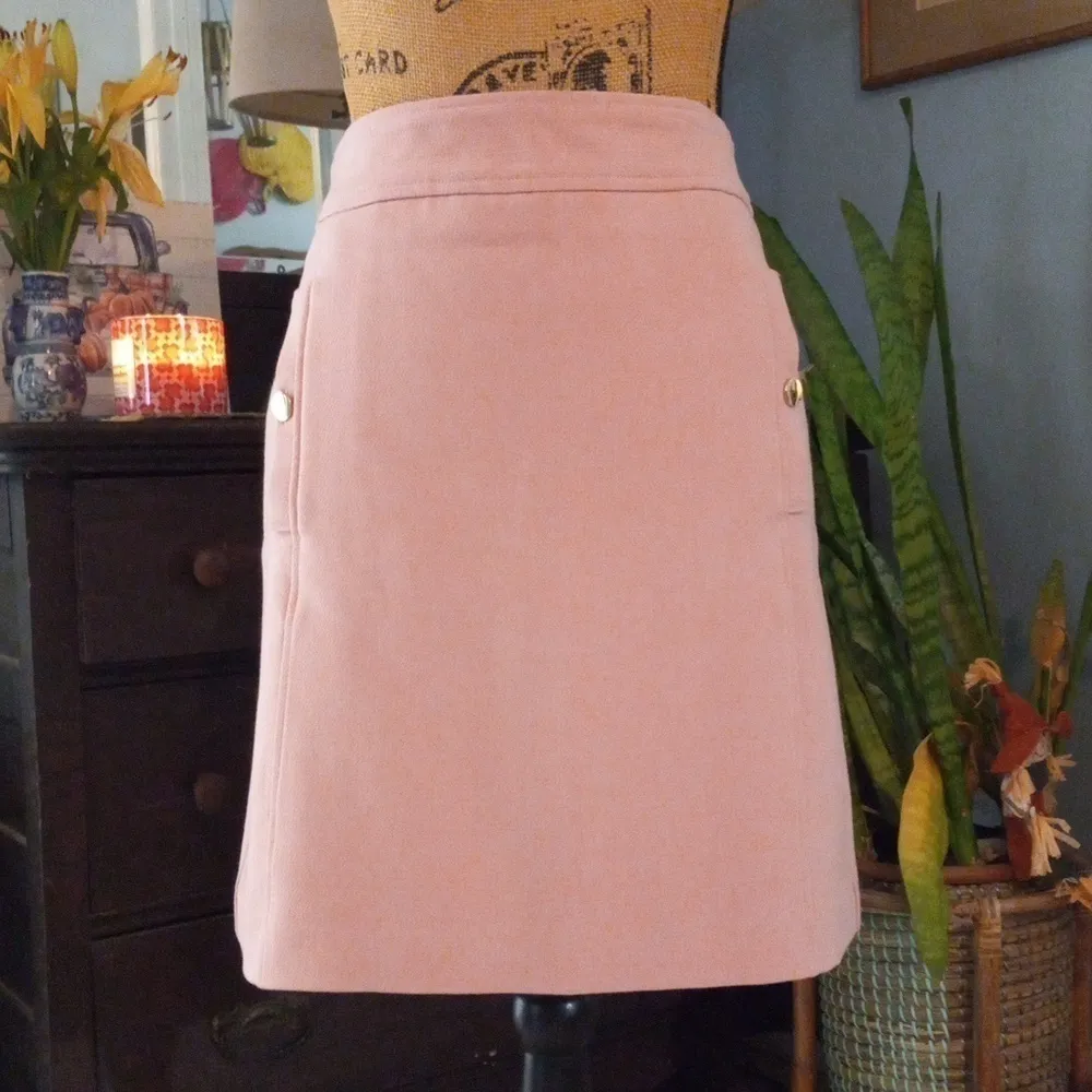 Loft Soft Bubblegum Pink Textured A-line Mini Skirt - Image 9