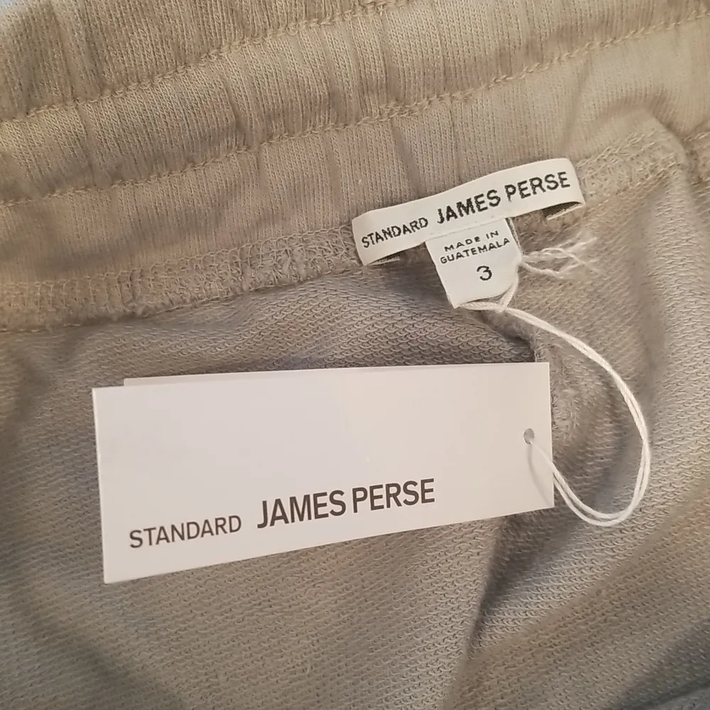 đź’•JAMES PERSEđź’• Drawstring Knit Shorts ~ Foil Grey 3 (fits like 8-10 US) NWT - Image 7